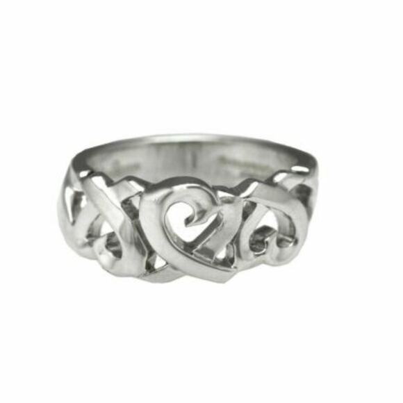 Tiffany & Co Paloma Picasso Loving Heart Band Ring Size 5 - Picture 1 of 5